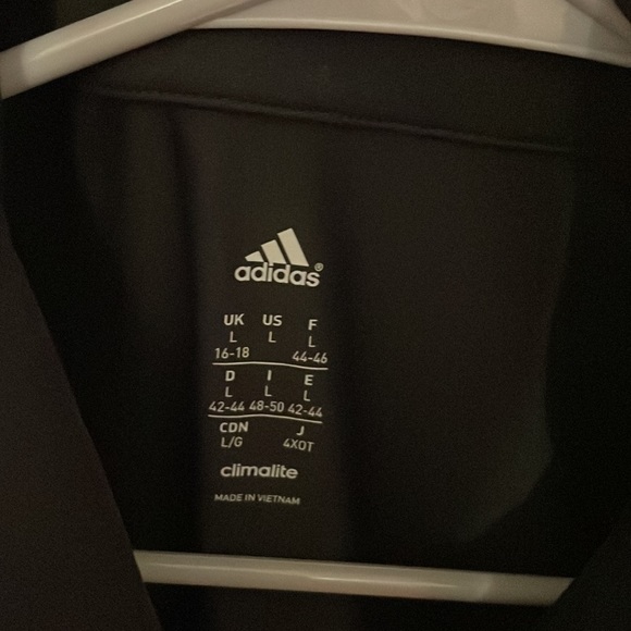 Adidas Black Quarter Zip - Picture 2 of 3